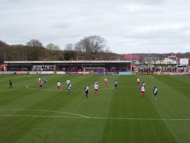 The North Stand During the Match